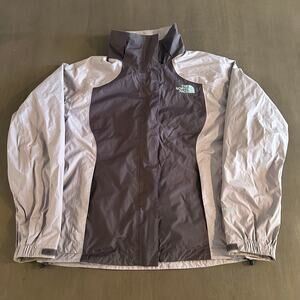 The North Face Womens Jacket S HyVent Zip Side-Vents Purple Missing Hood